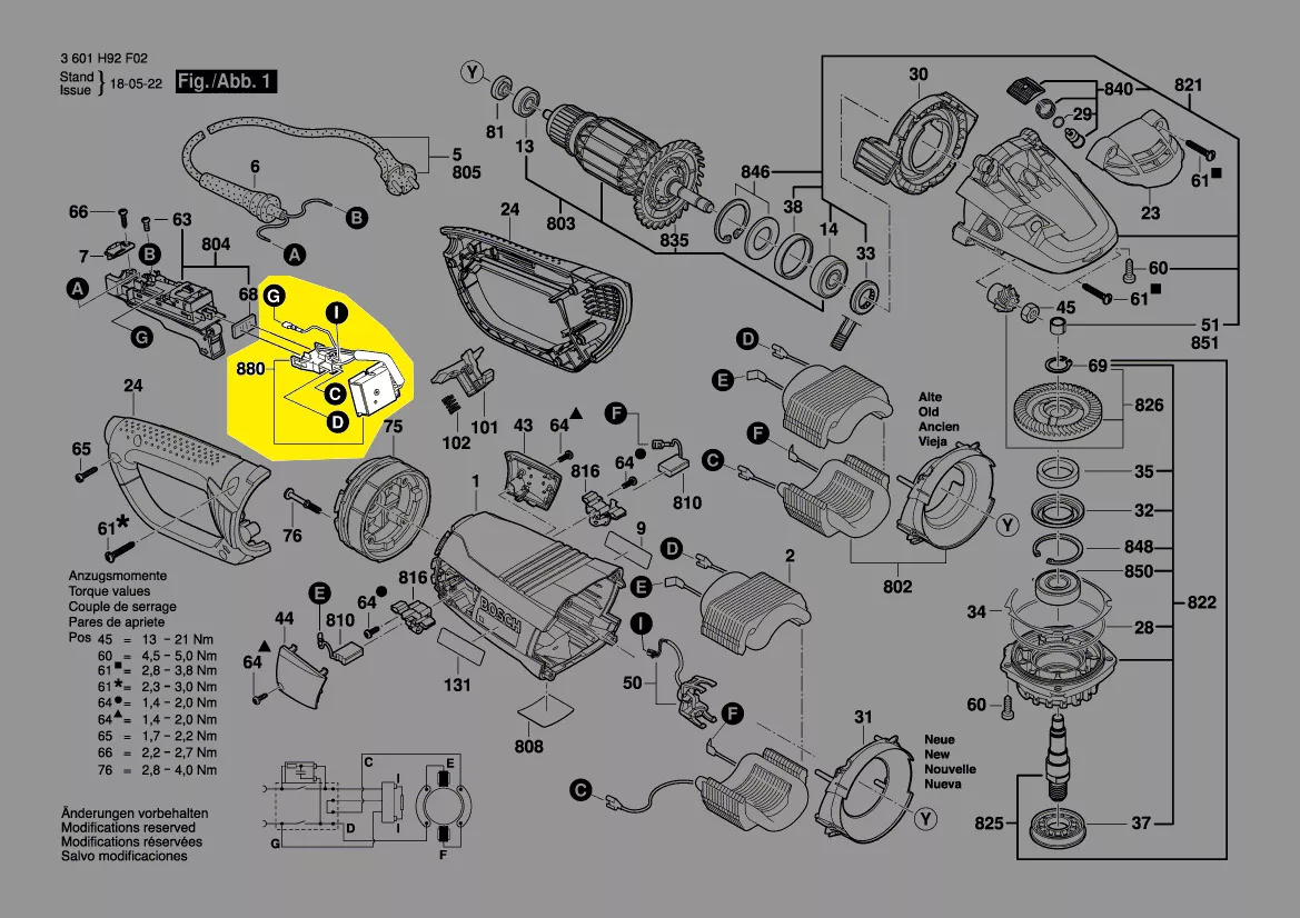 Module electronique réf. 1 607 233 552 Bosch